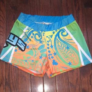 Stingray Allstars Multicolor Paisley Print Shorts